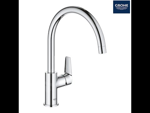 Mở hộp Vòi rửa bát Nóng lạnh Grohe BauEdgre 31367001 - Made in Portugal