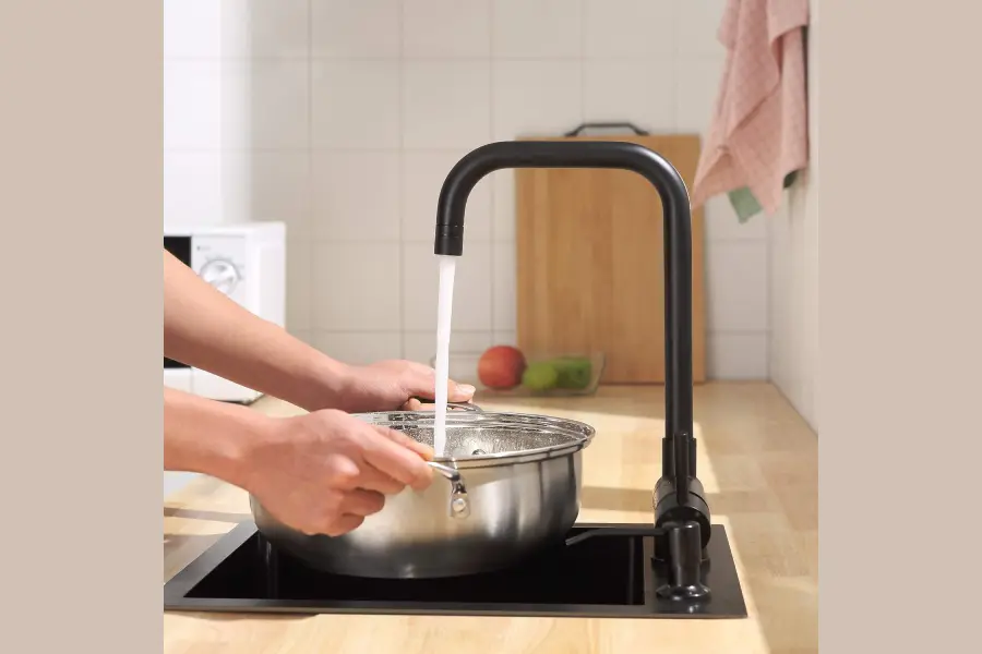 griferia negra para cocina