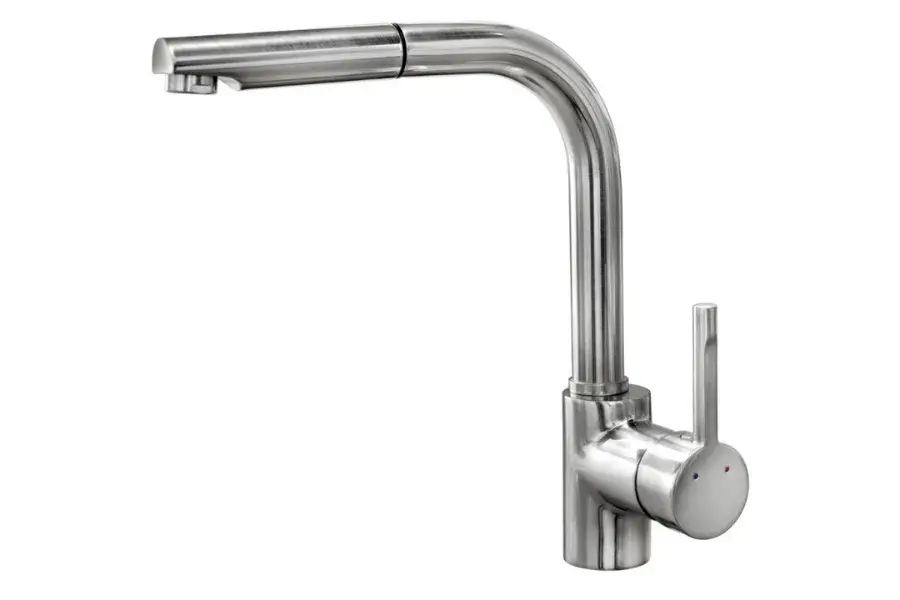 grifo de fregadero teka monomando caño alto extraible inx 938