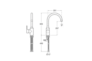 grifo roca l20 fregadero